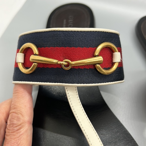 Gucci Horse-bit sandals. Size 40 - Picture 3 of 12